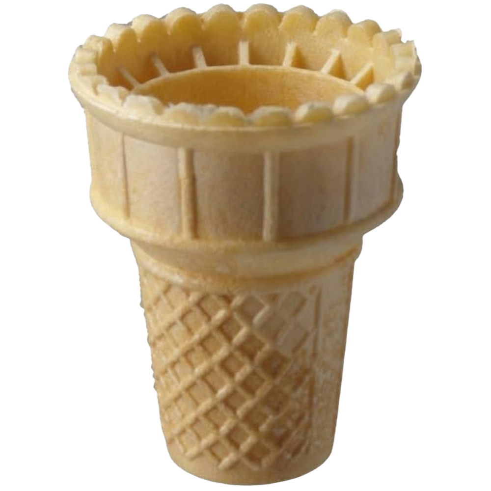 Sugar Ice Cream Cone (Flat Bottom)