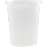 32oz Plastic Soup Container Combo With Lids