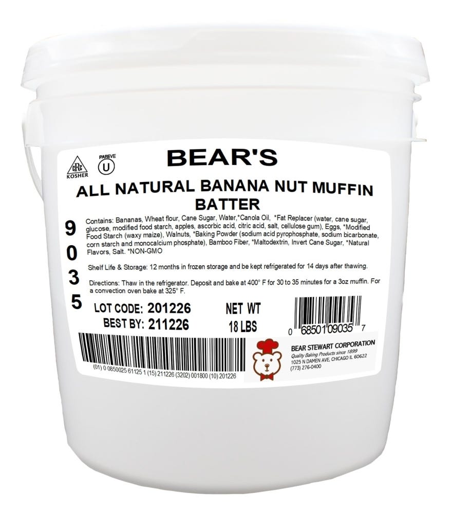 Banana Nut Muffin Batter