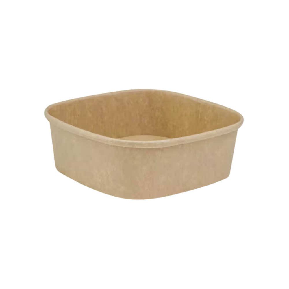 12oz Square Kraft Bowl