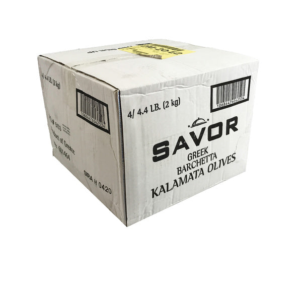 Barchetta Cut Kalamata Olive Halves