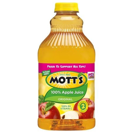 * Apple Juice 64oz Plastic