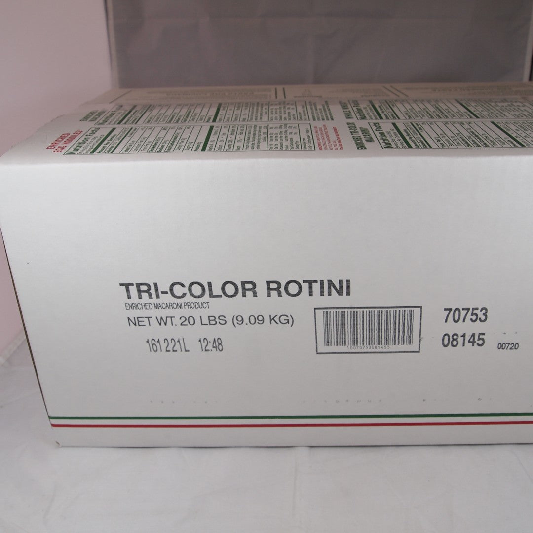 Tri-Color Spiral Pasta