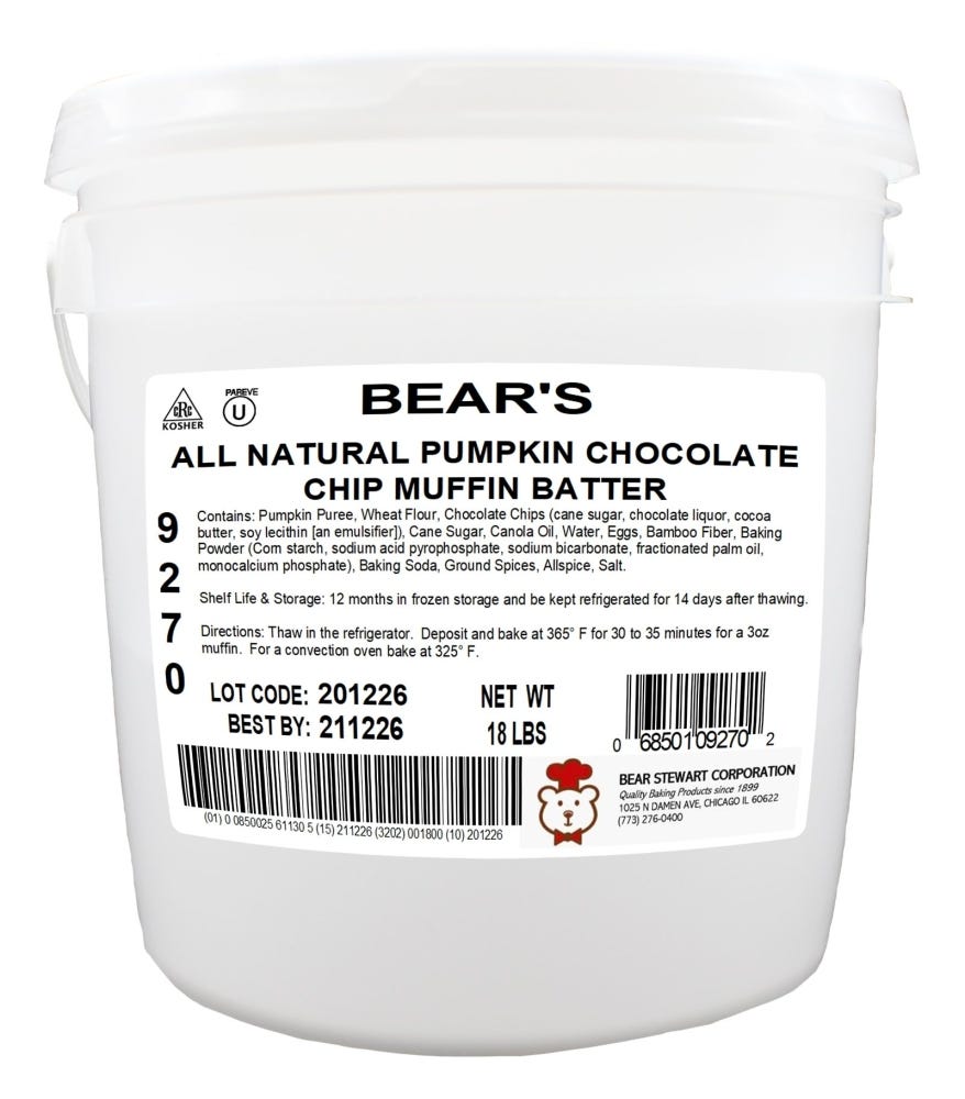 Pumpkin Chocolate Chip Muffin Batter