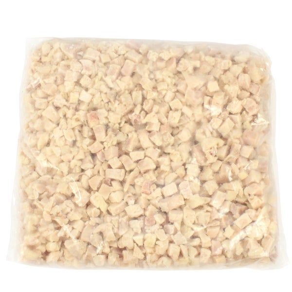 Fully Cooked 1/2 Inch Diced Marinated Chicken 80/2
