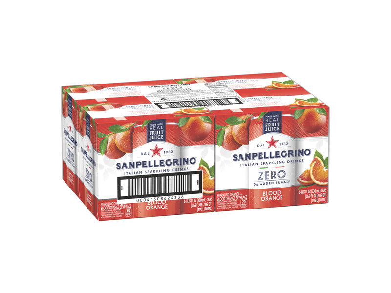 Blood Orange Zero Sleek Can