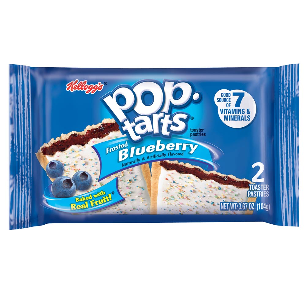 Whole Grain Blueberry Frosted Poptarts