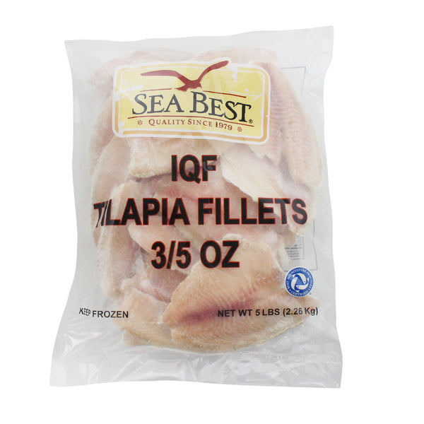 Tilapia Fillets 3/5oz IQF