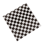 Black Checkerboard Wax Paper