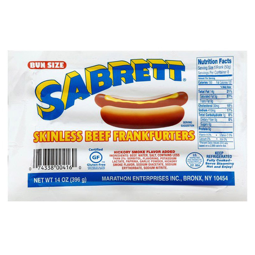 * All Beef Hot Dog 9:1