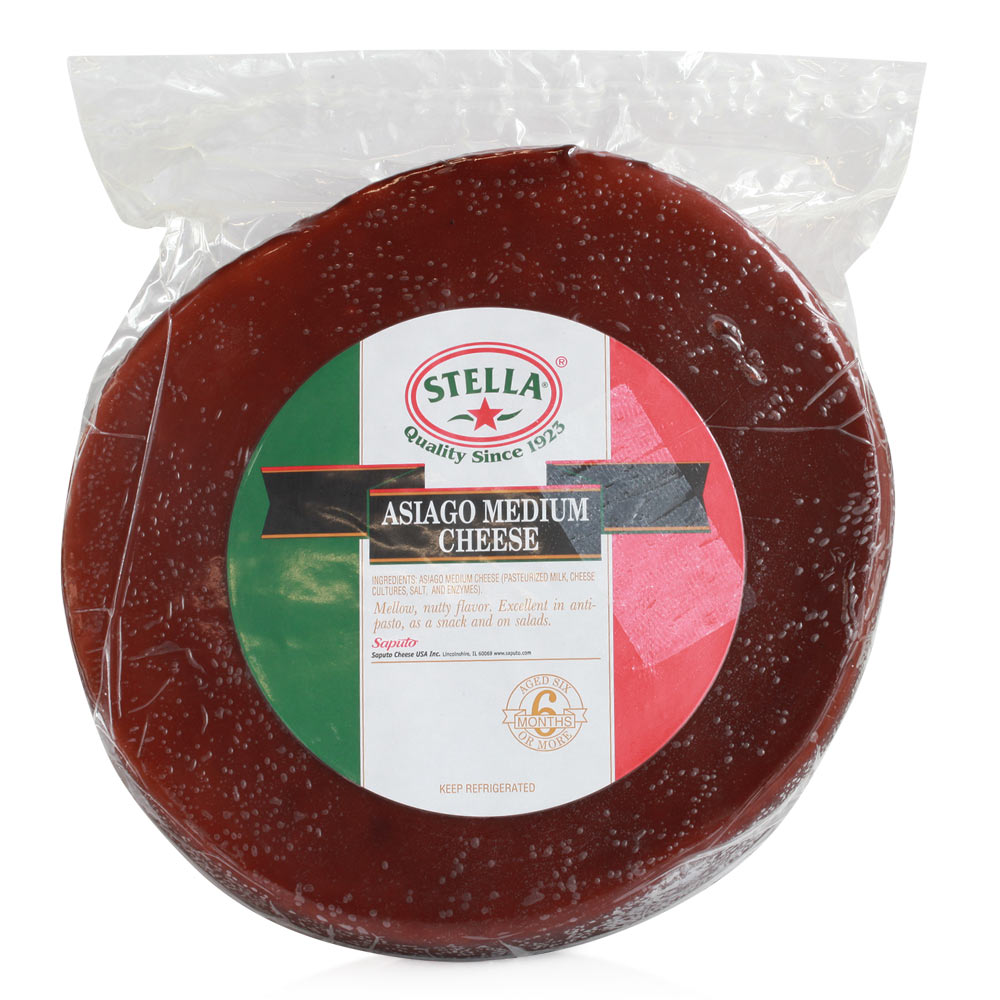 Asiago Mellow Brown Wax Cheese