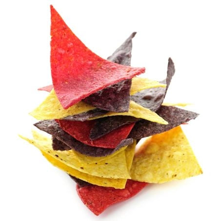 6 Inch Tri-Color Corn Tortilla Chips