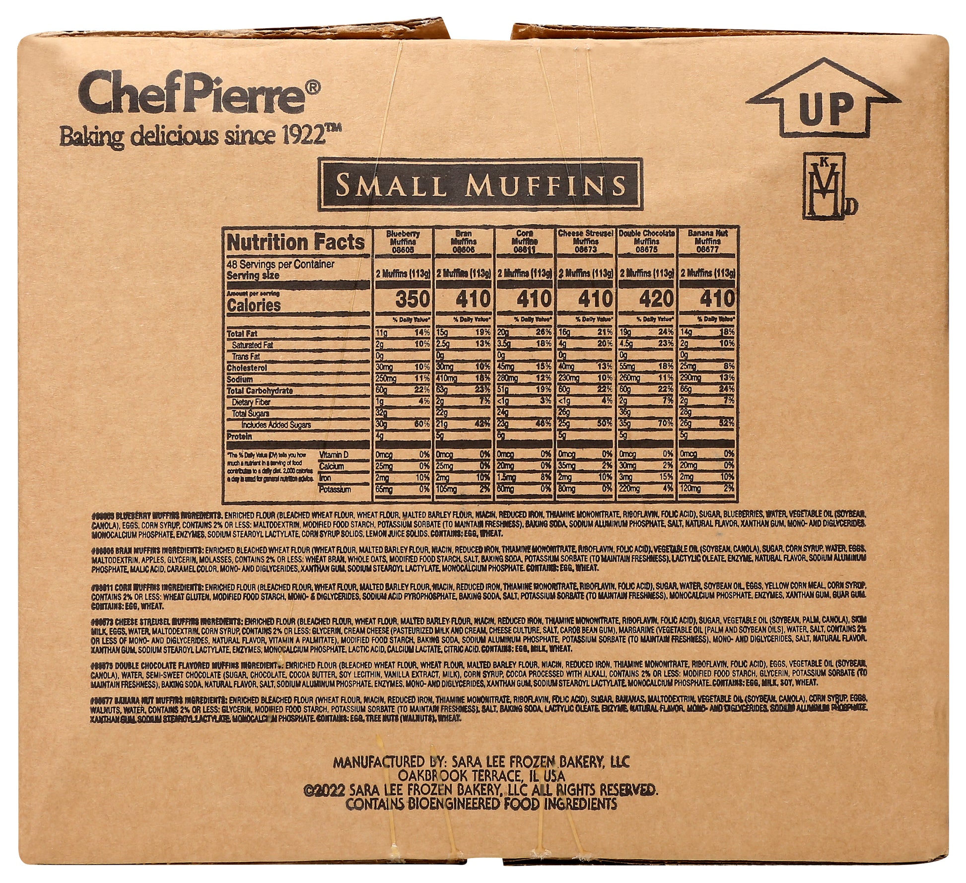 * Bran Muffins 2oz