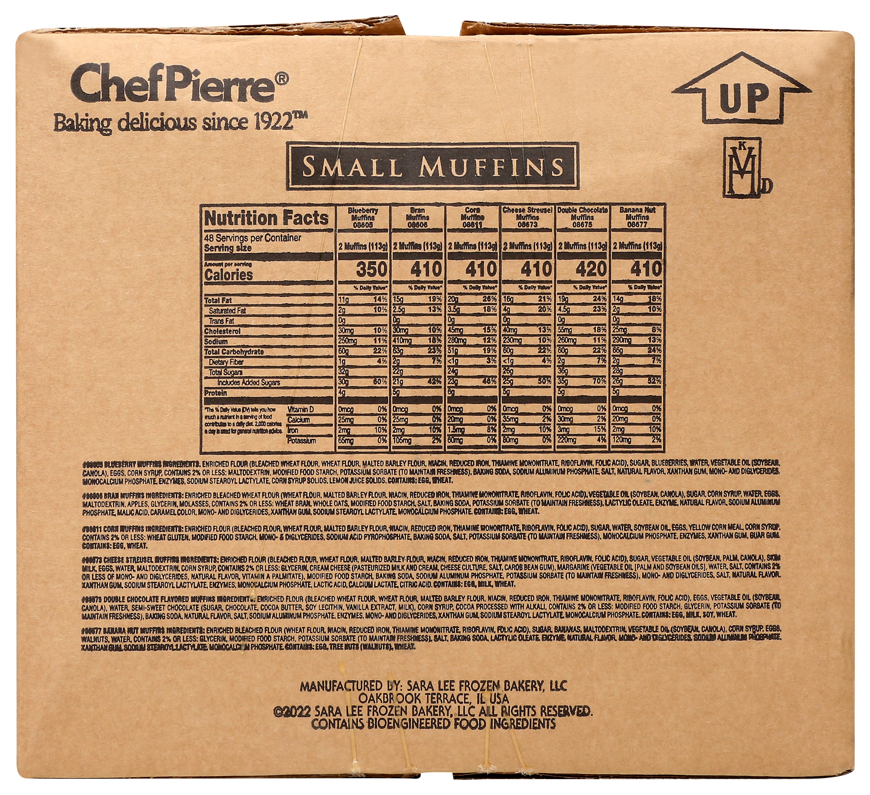 * Bran Muffins 2oz