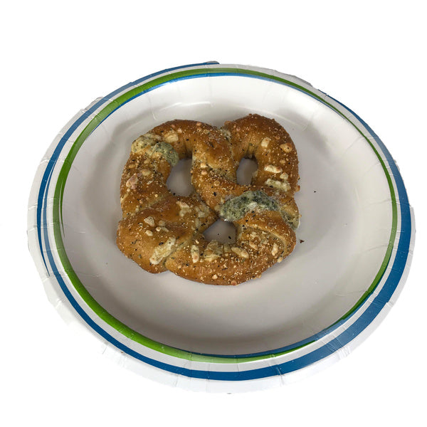 Spinach And Feta Stuffed Pretzel