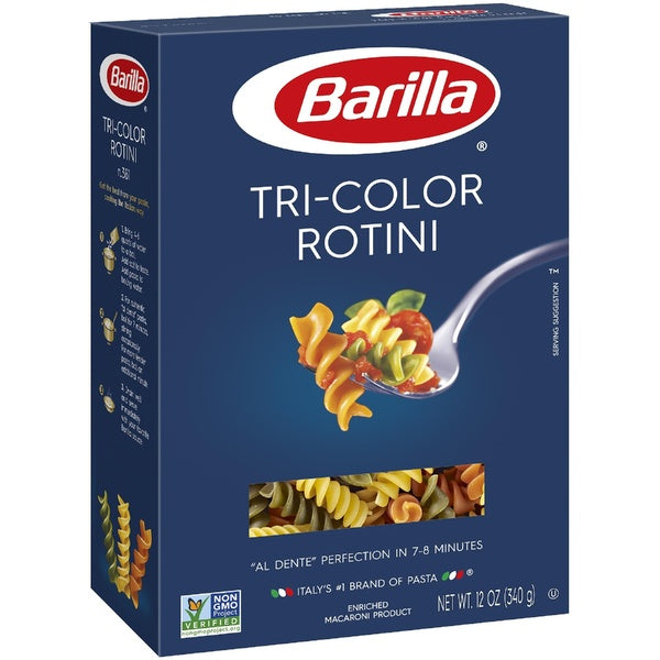 * Tri-Color Rotini Pasta