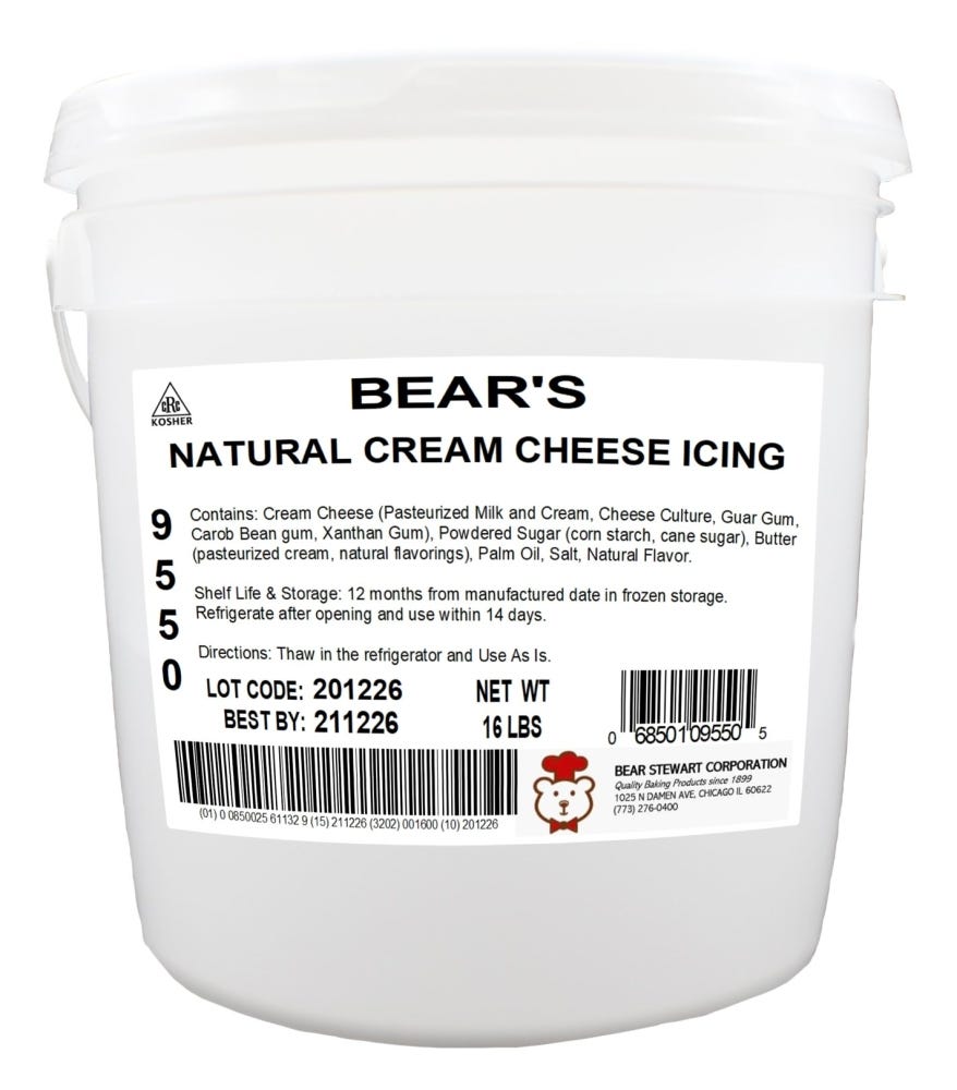 Cream Cheese Icing Kosher
