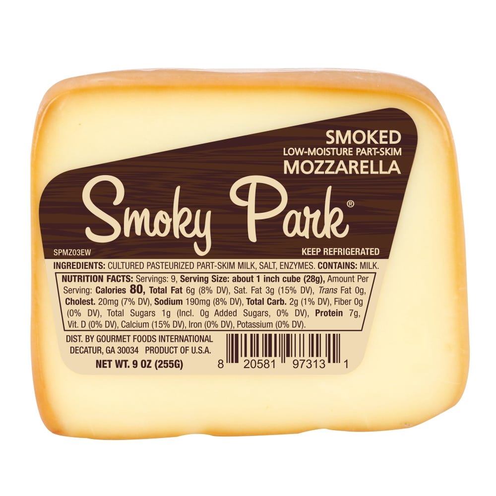 Smoked Mozzarella Cuts