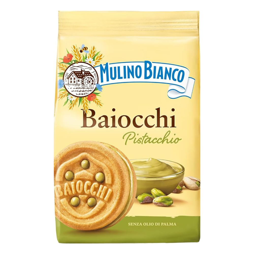 Baiocchi Sandwich Cookie with Pistachio Cream