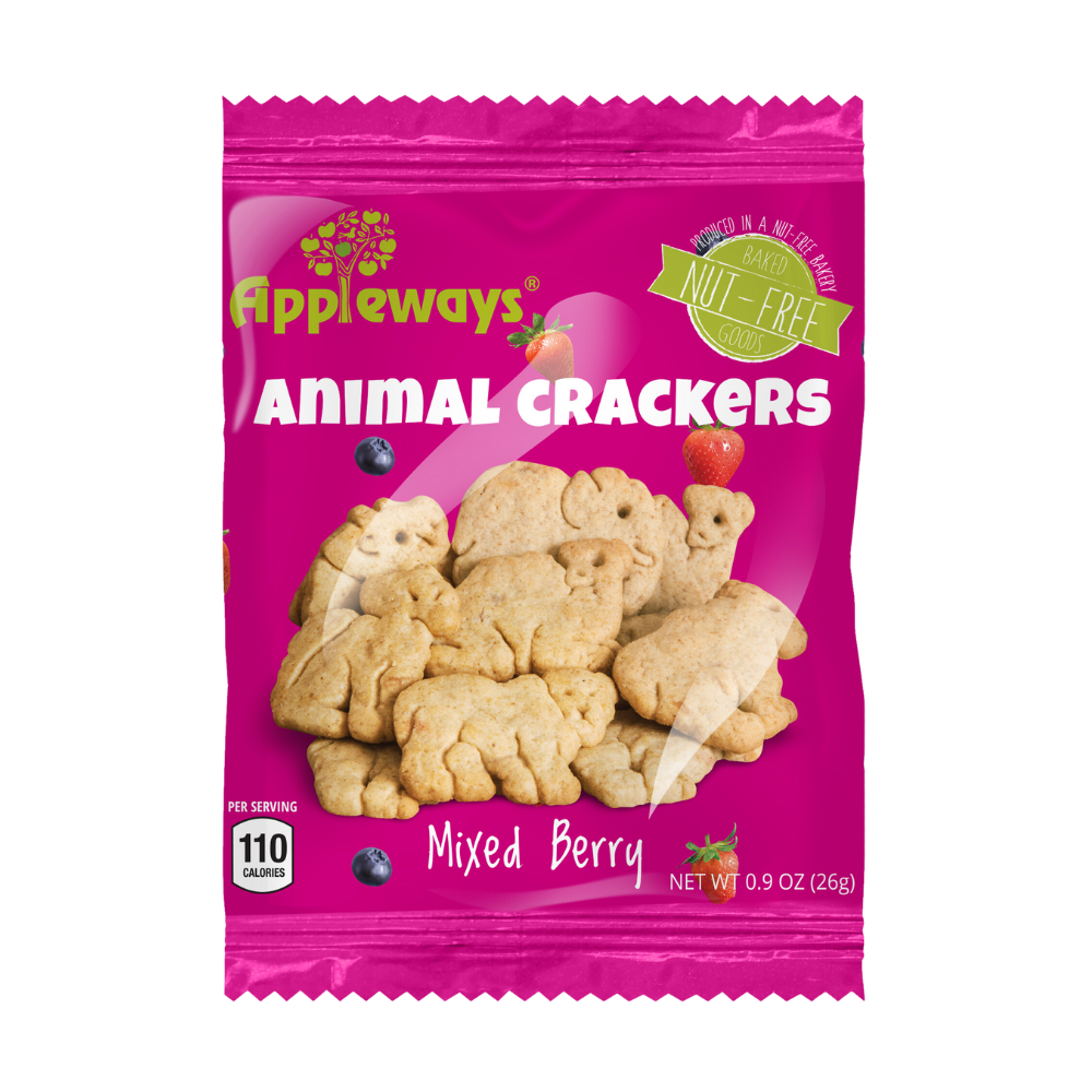 Individually Wrapped Mixed Berry Animal Cracker