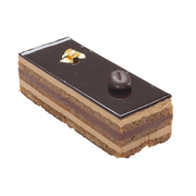 Chocolate Crunch Bar Layered Opera Cake