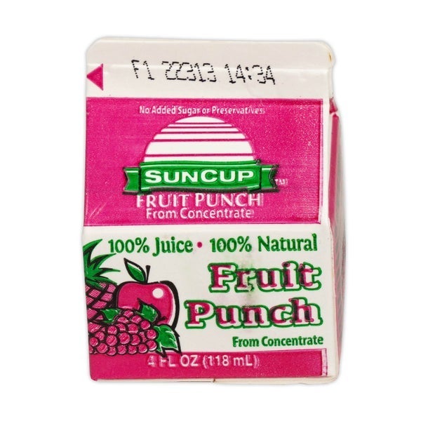 Fruit Punch 100% Juice 4oz Carton