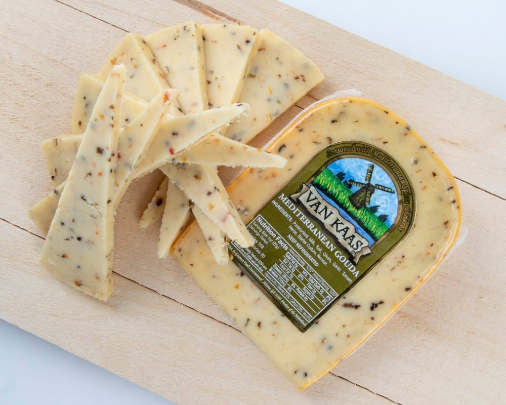 Van Kaas Mediterranean Gouda Cheese