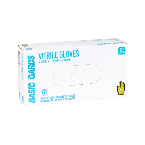 * Extra Large Blue Vitrile Gloves