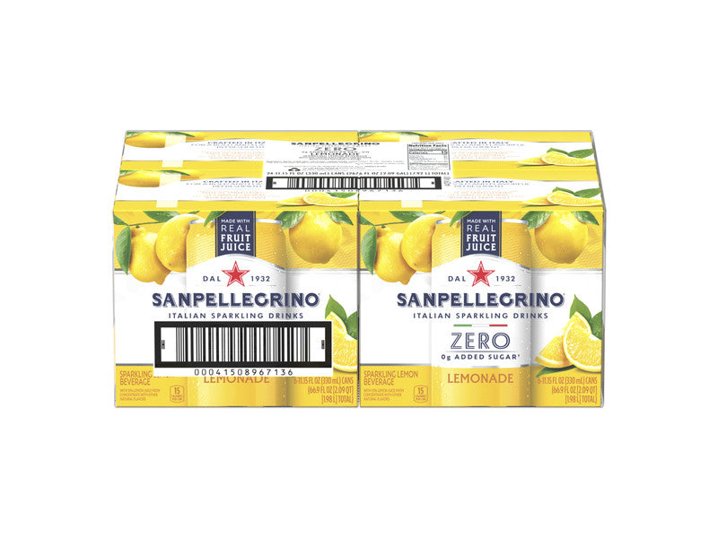 Zero Sugar Sleek Can Lemon Soda