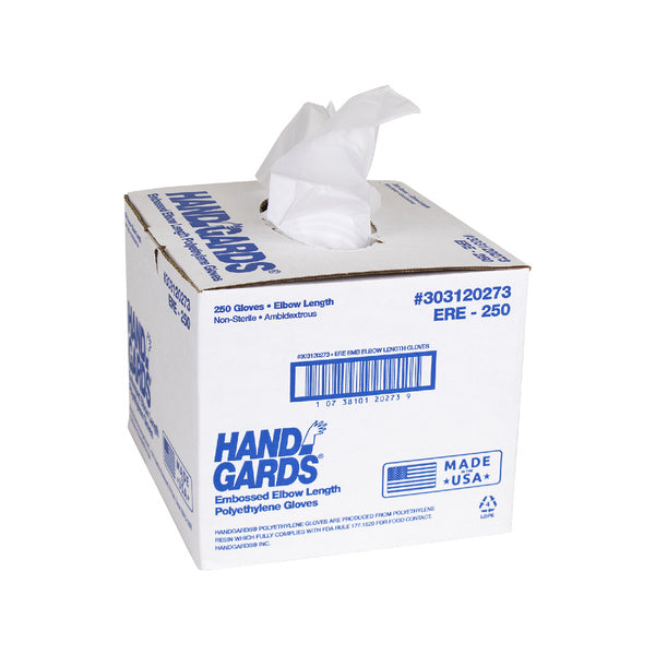 Polyethylene Elbow Length Clear Gloves