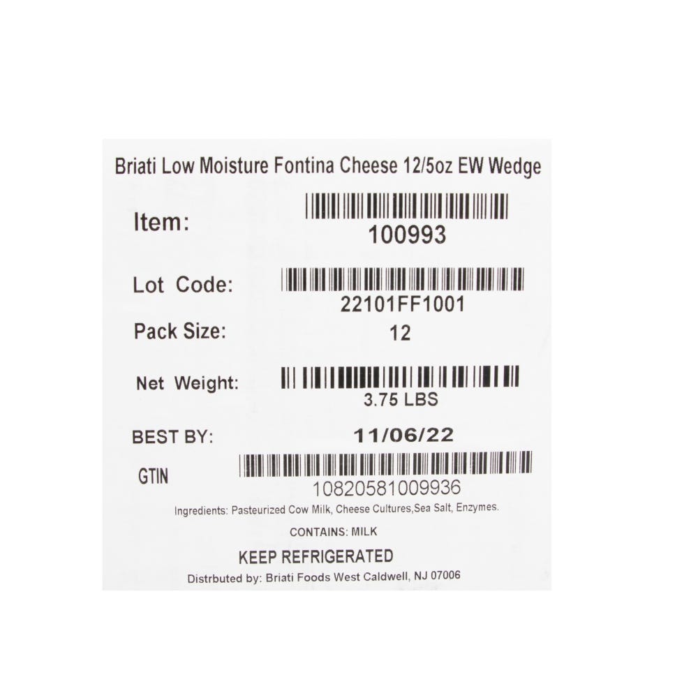 Fontina Wedge