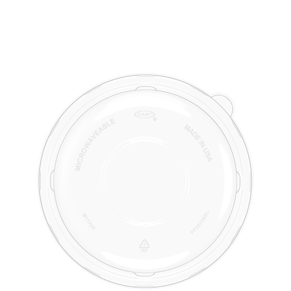 24-32oz Plastic Clear Dome Lid