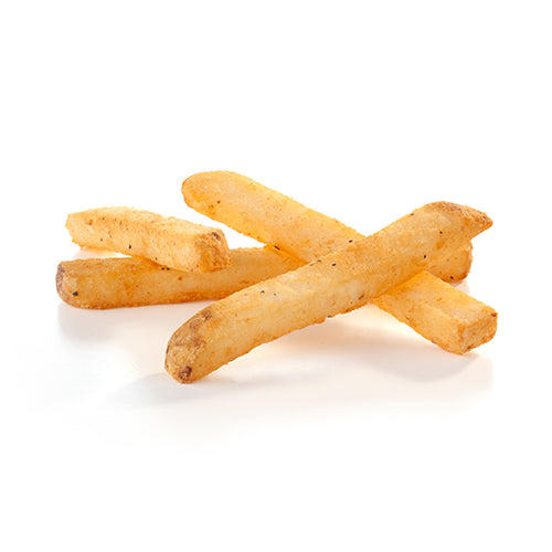 * 3/8 Inch Skin-On Seasoned Jersey Fries