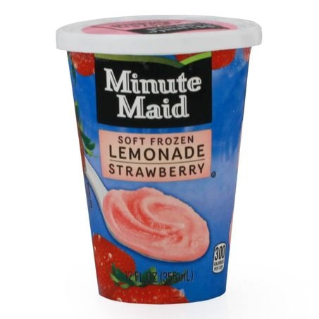 * Soft Frozen Strawberry Lemonade Cups