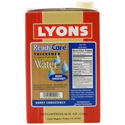 Water with Lemon Honey Consistency