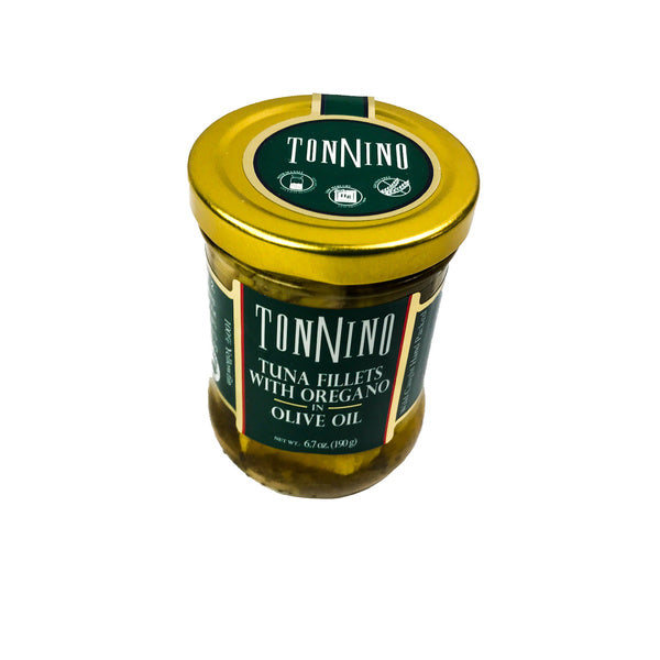 Tuna Fillets with Oregano in Olive Oil