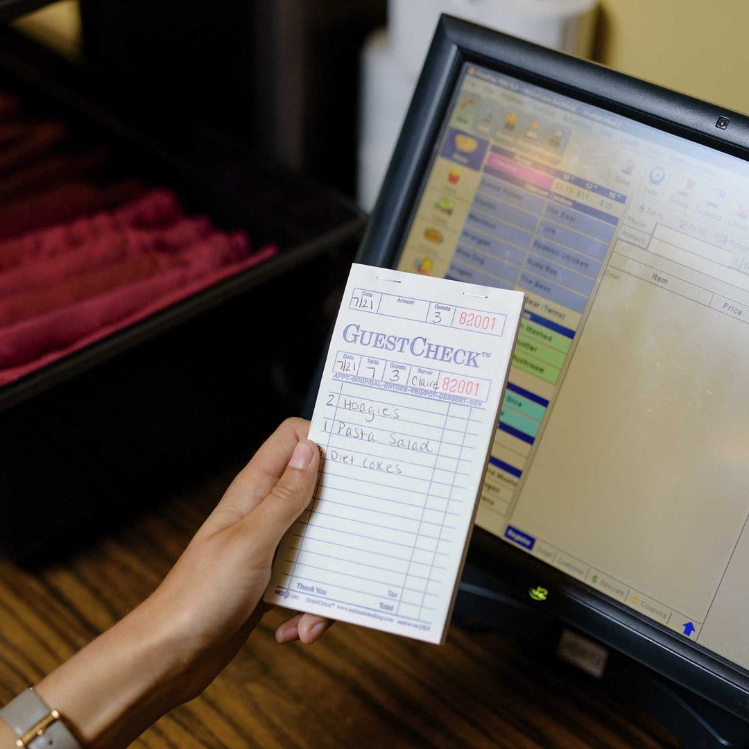 16 Line Single Pad Guest Check