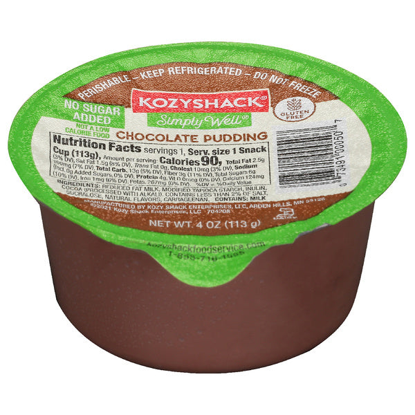 Chocolate Pudding No Sugar Added
