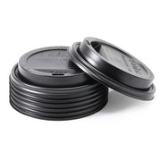 * Black Travel Lid For 10-24oz Hot Cup