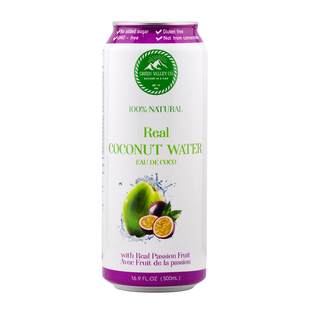 Coconut Water With Passion Fruit