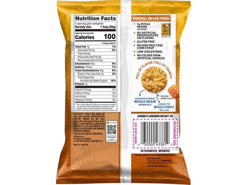 .91oz Mini Crisps Caramel