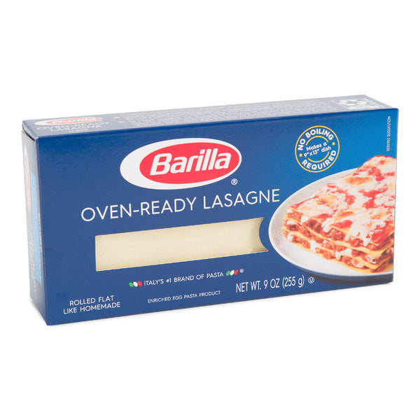 Oven-Ready No Boil Lasagna Sheets