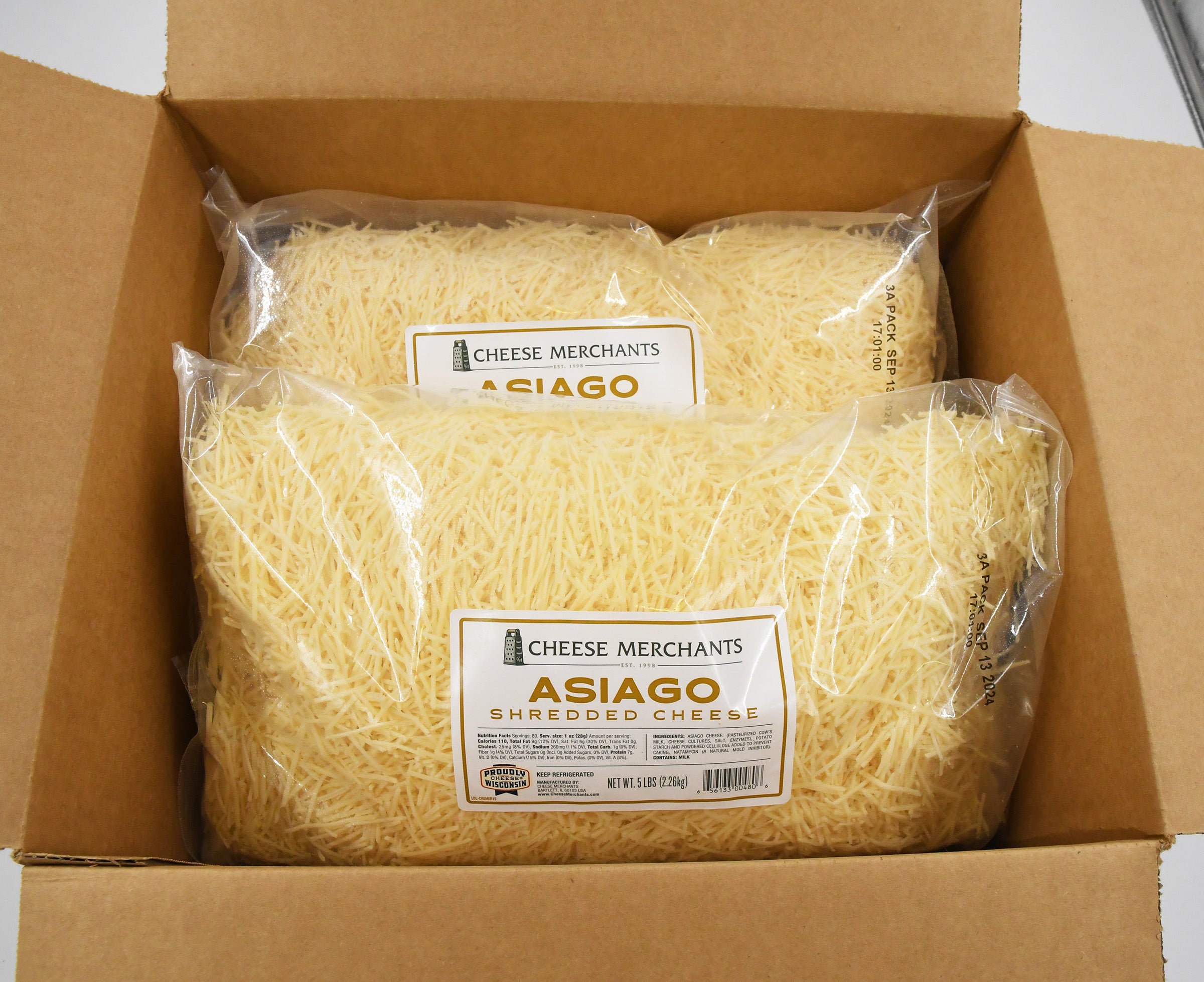 Shredded Asiago Cheese