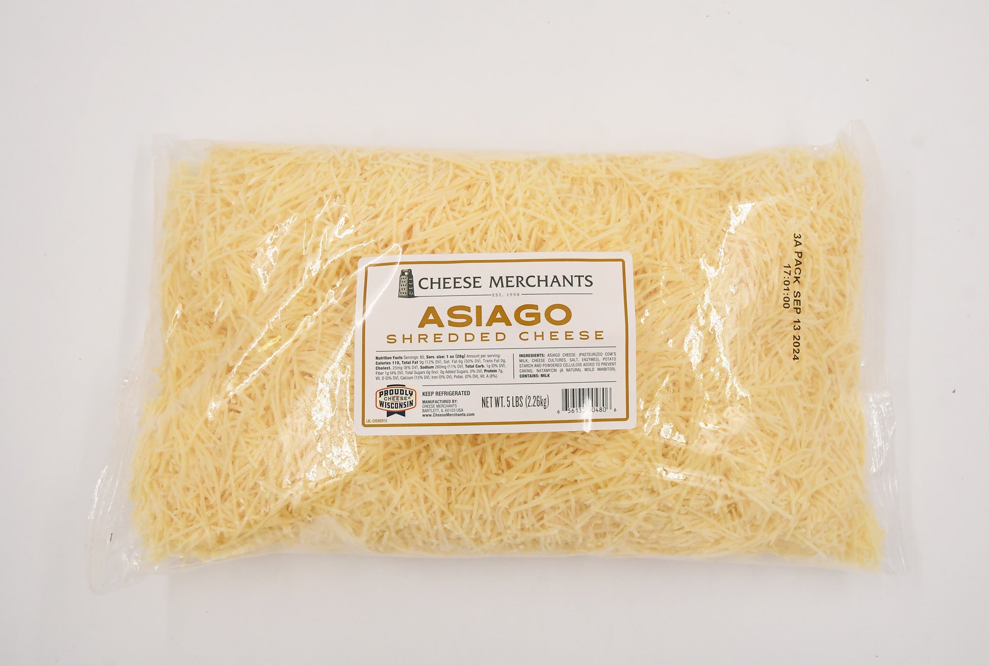 Shredded Asiago Cheese