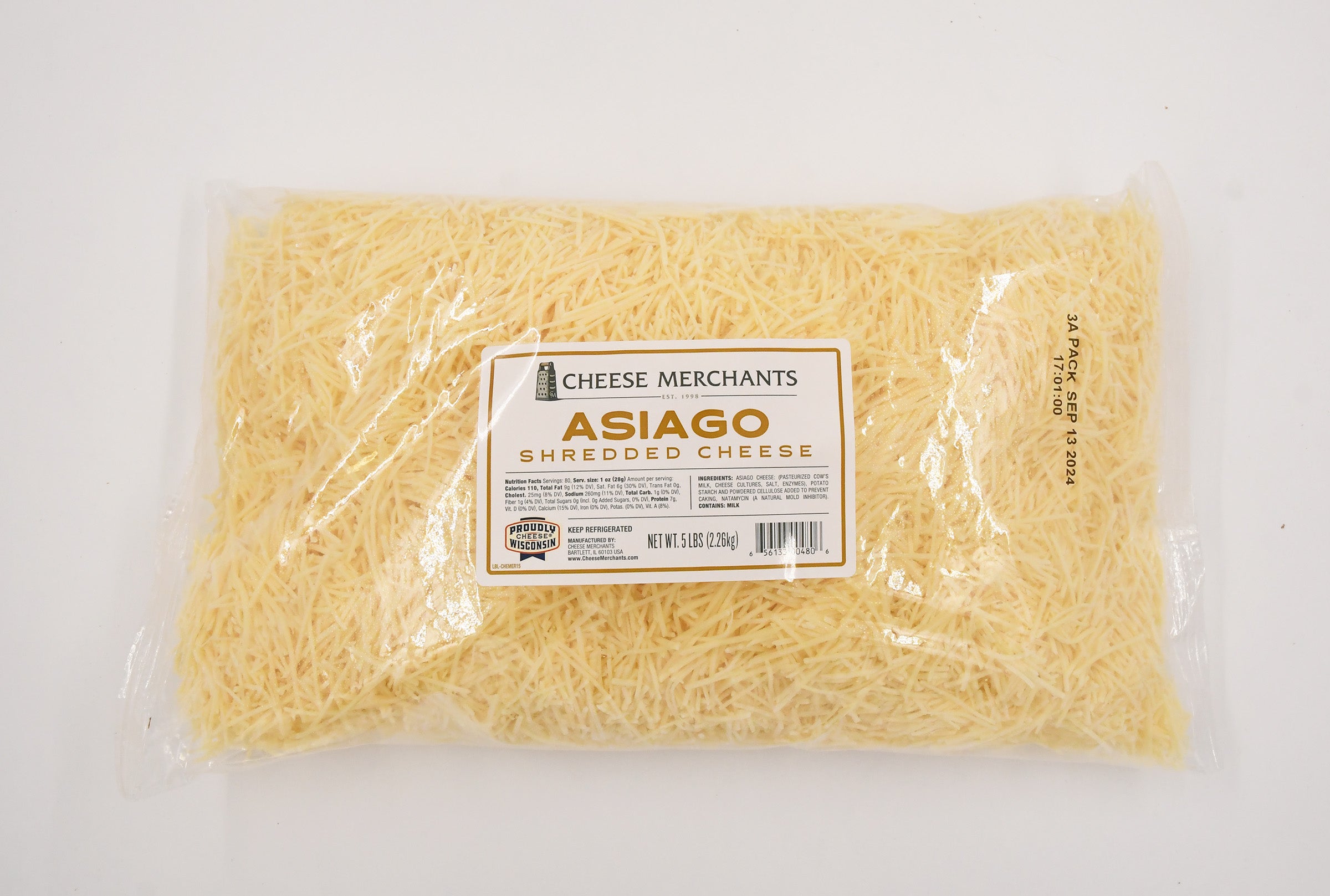 Shredded Asiago Cheese