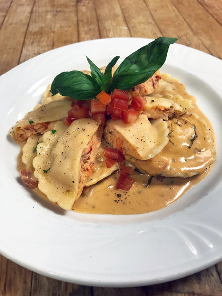Large Round Lobster Ravioli