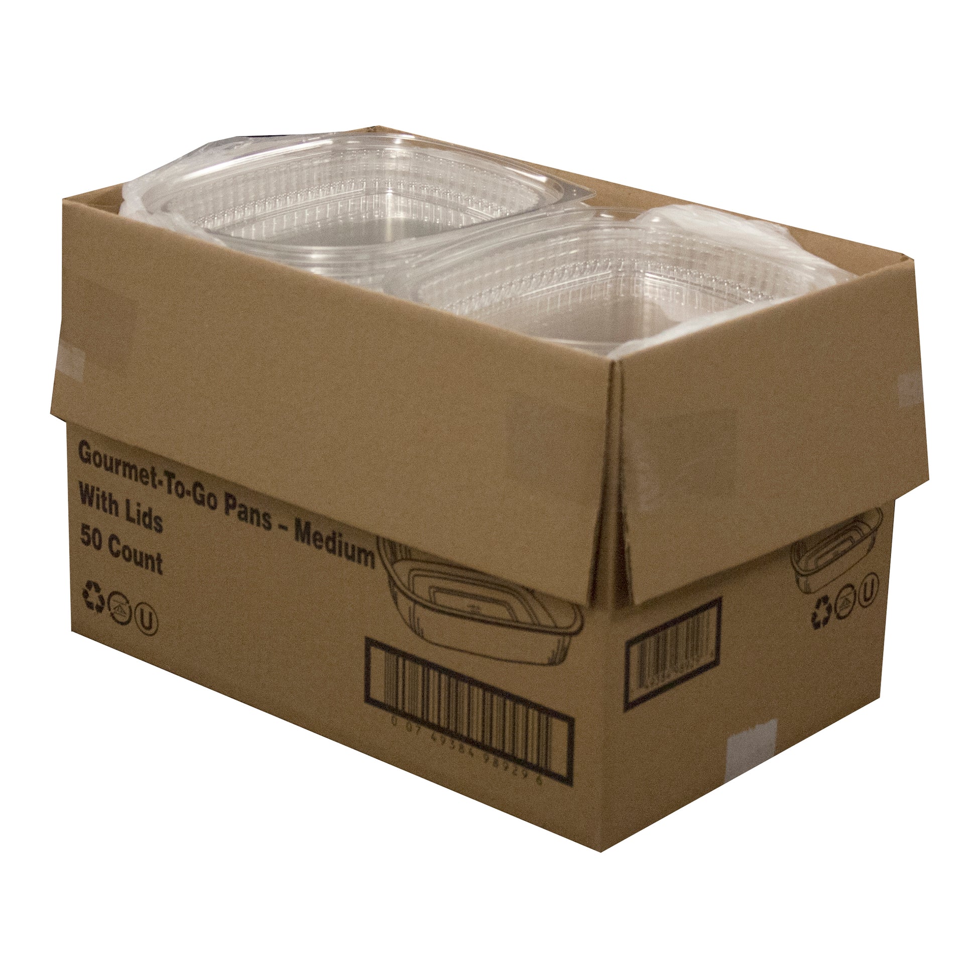 Black & Gold Medium Container with Lid