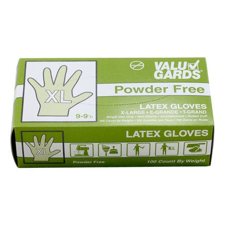 Gloves Latex Extra Large Powder Free
