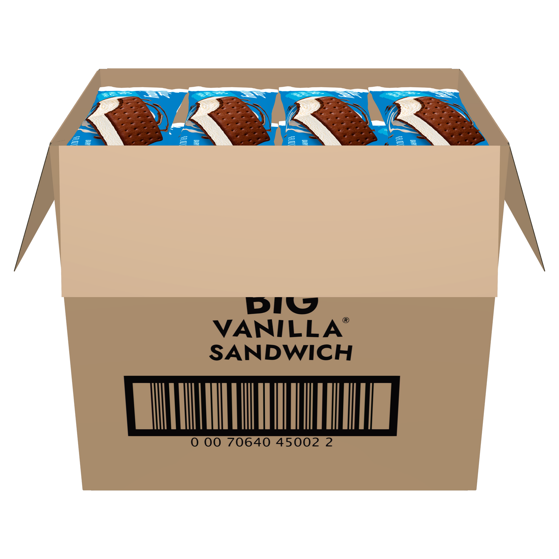 6oz Vanilla Ice Cream Sandwich