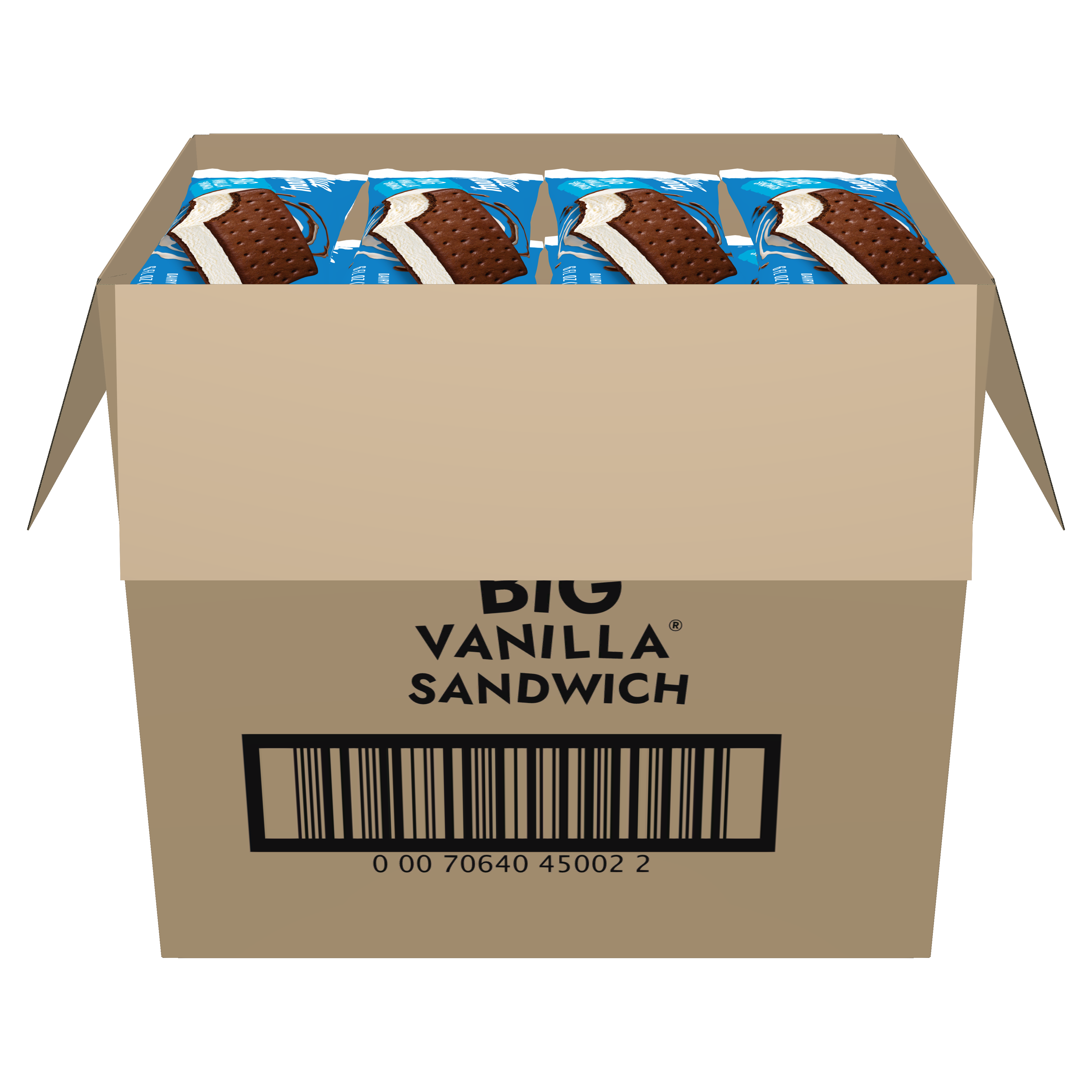 6oz Vanilla Ice Cream Sandwich